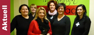 Erfolgreiche Friseurin