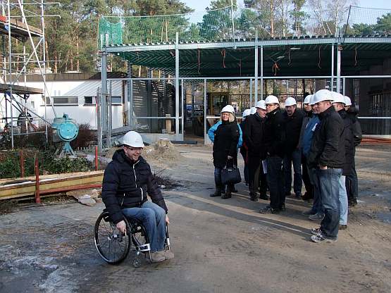 Zahlreiche Mitarbeiter nutzten die Gelegenheit ihre zukünftigen Arbeitsplätze in Augenschein zu nehmen.
