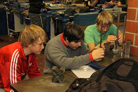 Mit Begeisterung waren die Sschüler bei der Sache.